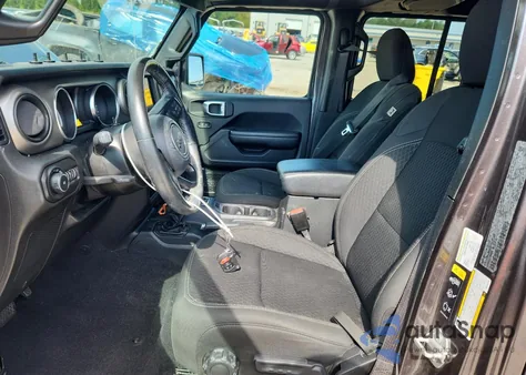 2021 Jeep Wrangler Unlimited Sport from USA, damaged, VIN 1C4HJXDGXMW703169